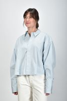 Ami Paris blouse USH131.CO066 blauw - thumbnail