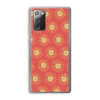 Zon: Samsung Galaxy Note 20 / Note 20 5G Transparant Hoesje Zon: Samsung Galaxy Note 20 / Note 20 5G Transparant Hoesje