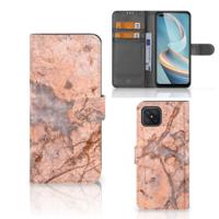 OPPO Reno4 Z | Bookcase | Marmer Oranje OPPO Reno4 Z | Bookcase | Marmer Oranje