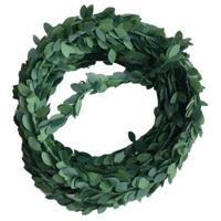 Rayher Knutsel Guirlande slinger - kunststof - 500 cm - buxus - hobby materiaal