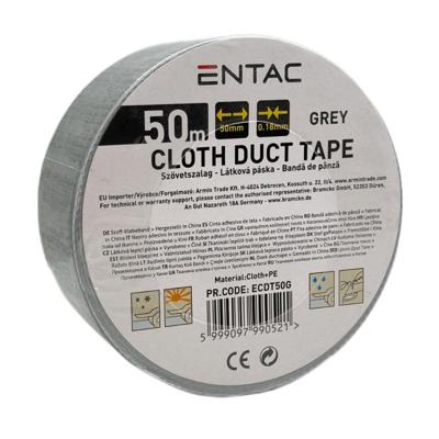 Entac Reparatietape 50mm rol 50m grijs - 4139554