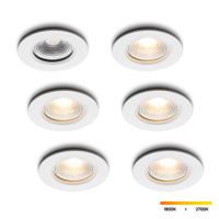 LED-inbouwspot Udis wit dimbaar IP65