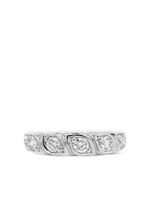 HYT Jewelry bague en or blanc 18ct pavée de diamants - Argent