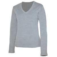 Giovanni Capraro 29333-12 Dames Pullover - Licht Grijs - thumbnail