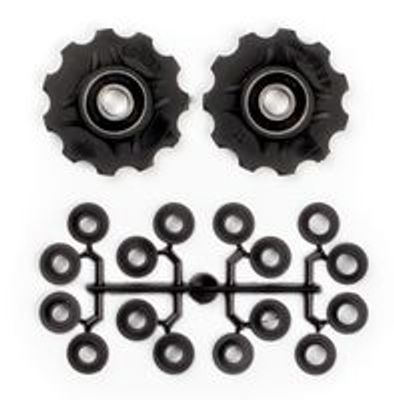 Elvedes Derailleurwieltjes 11 tanden 7-11v zwart 2 stuks