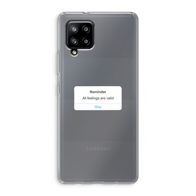 Reminder: Samsung Galaxy A42 5G Transparant Hoesje