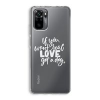 Partner in crime: Xiaomi Redmi Note 10 Pro Transparant Hoesje