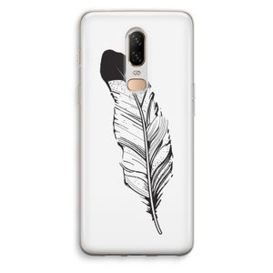 Pluim: OnePlus 6 Transparant Hoesje