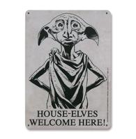 Harry Potter Tin Sign House-Elves 15 X 21 Cm