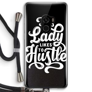 Hustle Lady: Xiaomi Mi Mix 2 Transparant Hoesje met koord