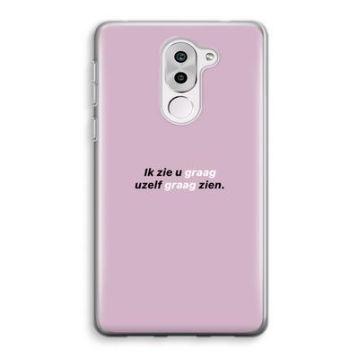 uzelf graag zien: Honor 6X Transparant Hoesje