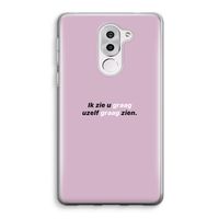 uzelf graag zien: Honor 6X Transparant Hoesje