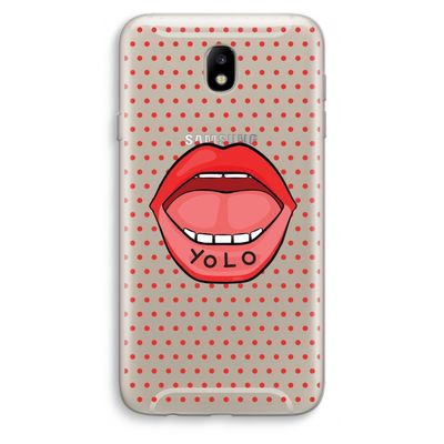 Yolo Denise: Samsung Galaxy J7 (2017) Transparant Hoesje