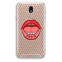 Yolo Denise: Samsung Galaxy J7 (2017) Transparant Hoesje