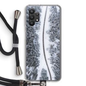 Snøfall: Samsung Galaxy A32 5G Transparant Hoesje met koord