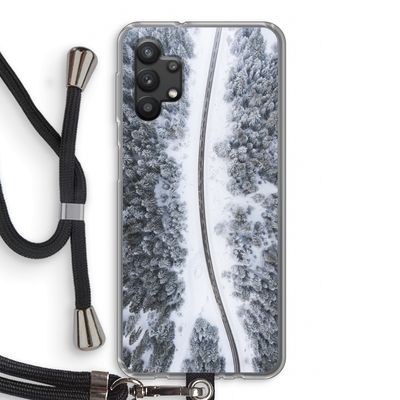 Snøfall: Samsung Galaxy A32 5G Transparant Hoesje met koord