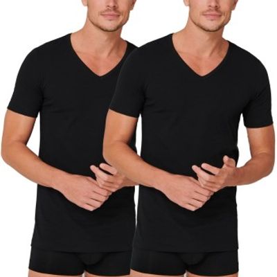Schiesser 2 stuks 95-5 Organic Cotton V-Neck