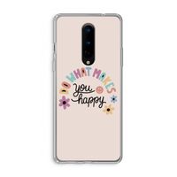 Happy days: OnePlus 8 Transparant Hoesje