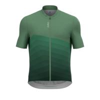 Odlo The Zeroweight Chill-Tec Aero Print Jersey Heren Shirt Loden Frost - Black L