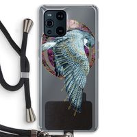 Golden Falcon: Oppo Find X3 Transparant Hoesje met koord