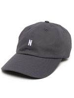 Norse Projects casquette à logo brodé - Gris