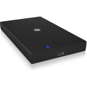 ICY BOX IB-200T-C3 behuizing voor opslagstations HDD-/SSD-behuizing Zwart 2.5"