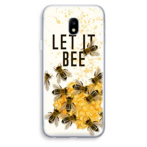 Let it bee: Samsung Galaxy J3 (2017) Transparant Hoesje