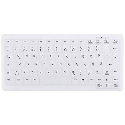 Active Key AK-C4110F-FUS-W/GE Hygiënische muis Draadloos, Radiografisch QWERTZ, Duits Wit