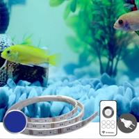 100 t/m 150 cm blauw complete set aquarium led strip