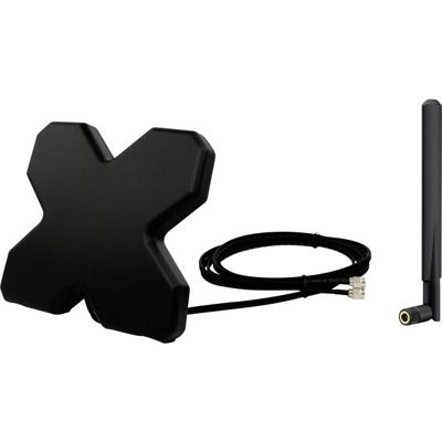 Wittenberg Antennen LTE, WLAN, Portabel Antennenset für Router Antenne 1 LTE Twin Kabel 2m Antenne 5 dBi