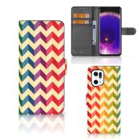 OPPO Find X5 Pro | Telefoon Hoesje | Zigzag Multi Color