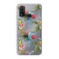 Kleurrijke papegaaien: Huawei P Smart (2020) Transparant Hoesje