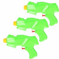 20x Mini waterpistolen/waterpistool groen van 15 cm kinderspeelgoed 20x Mini waterpistolen/waterpistool groen van 15 cm kinderspeelgoed