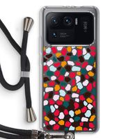 Colored Giraffe: Xiaomi Mi 11 Ultra Transparant Hoesje met koord