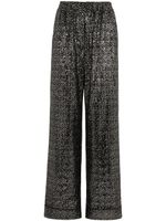 Dolce & Gabbana sequinned wide-leg trousers - Noir - thumbnail