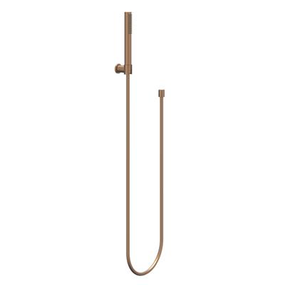 IVY Handdoucheset - staafmodel - met verstelbare wandsteun - doucheslang 150cm - staafmodel - 120cm - Geborsteld mat koper PVD 6901125