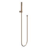IVY Handdoucheset - staafmodel - met verstelbare wandsteun - doucheslang 150cm - staafmodel - 120cm - Geborsteld mat koper PVD 6901125