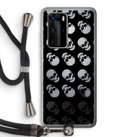 Musketon Skulls: Huawei P40 Pro Transparant Hoesje met koord
