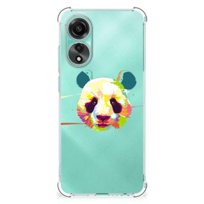 OPPO A78 4G Stevig | Bumper Hoesje | Panda Color
