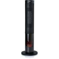 Keramische kachel met houtvuureffect - 2000 W - DOMO - DO7345H - 83,5 cm - Zwart