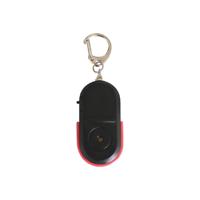 5 stuks draagbare anti-verloren alarm sleutel Finder draadloze fluit geluid LED licht Locator Finder (rood)