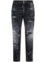 DSQUARED2 jean à effet taches de peinture - Noir