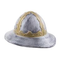 Verkleed helm Spaanse soldaat - zilver - volwassenen - kunststof - ridder helm