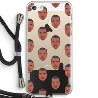 Kanye Call Me?: iPhone 5 / 5S / SE Transparant Hoesje met koord