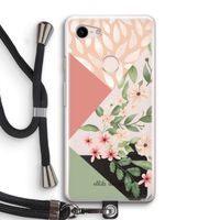 Sweet heaven geometrics: Pixel 3 Transparant Hoesje met koord Sweet heaven geometrics: Pixel 3 Transparant Hoesje met koord
