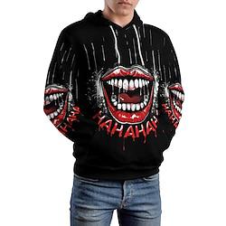 grafische herenmode 3D-print hoodie vakantie streetwear hoodies zwart hooded print fleece winter lente herfstdesigner sweatshirt met capuchon Lightinthebox