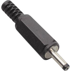 BKL Electronic 072102 tussenstuk voor kabels low power connector low power connector 0,70mm / 0,75mm Zwart