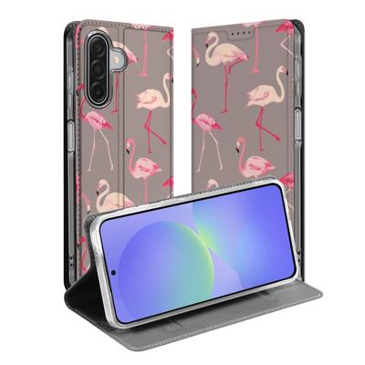 Book Wallet Case Samsung Galaxy A17 Flamingo