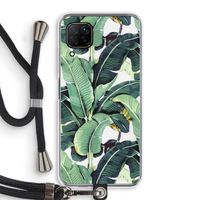 Bananenbladeren: Huawei P40 Lite Transparant Hoesje met koord