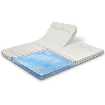 Splittopper Organic Cotton Koudschuim 180x190 dikte 9 cm